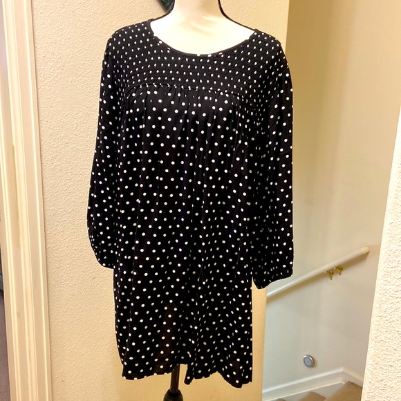 Croft & Barrow Women’s Polkadot Tunic - Picture 1 of 8